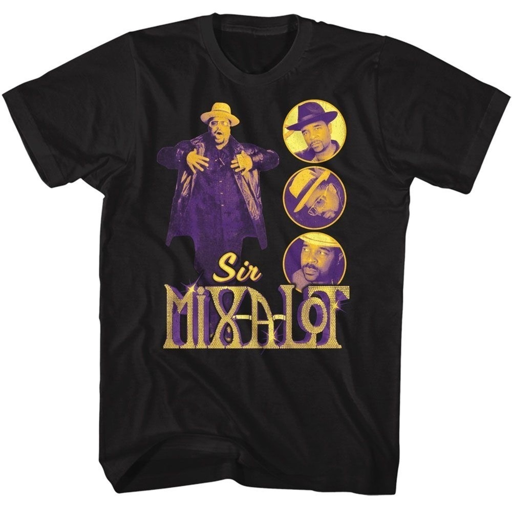 Sir Mix A Lot Duo Tone Shirt Rap Music Graphic Tee Hip Hop Meme Fan Tee